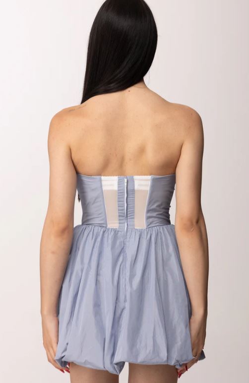 ABITO CORTO IN TAFFETA DI NYLON ELISABETTA FRANCHI AB95162E2 P/E 26