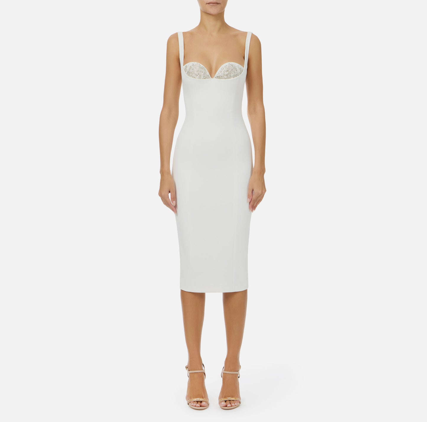 Abito a tubino in crêpe AB83557E2 ELISABETTA FRANCHI