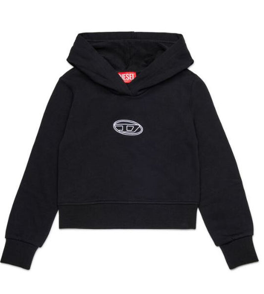 Felpa con cappuccio e maniche lunghe in cotone J02416  DIESEL