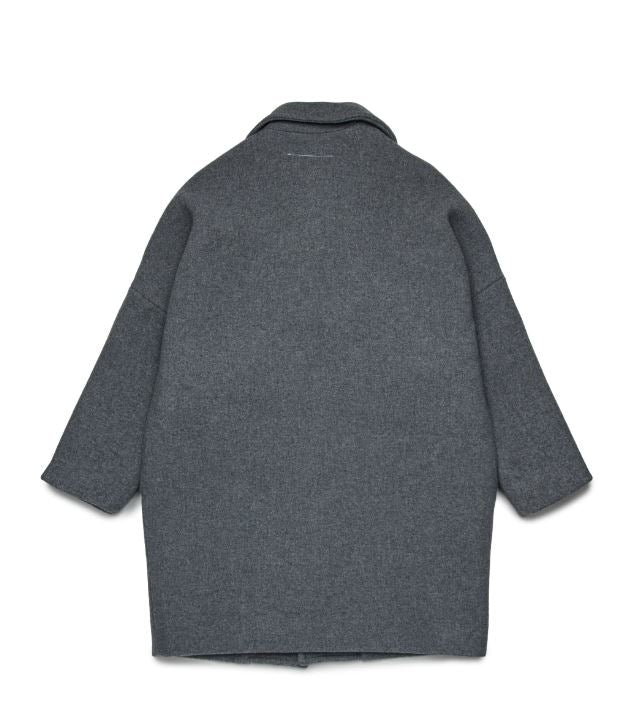 Cappotto a maniche lunghe dalla forma a uovo M60833MM00WM6911 MAISON MARGIELA