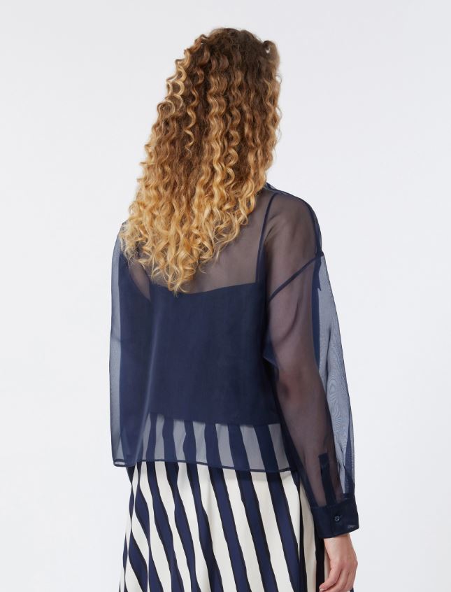 CAMICIA CORTA DALLA LINEA DRITTA MAX MARA WEEKEND 2615261012WKDCOLOMBA P/E 26