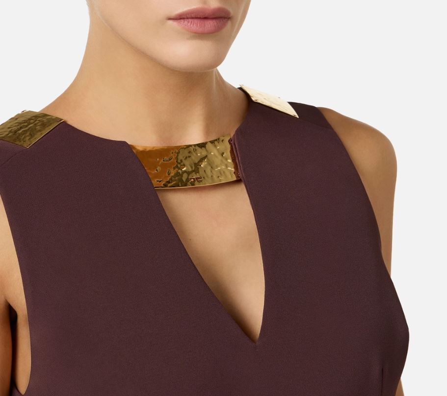 TOP SMANICATO SCOLLO V TO05061E2 ELIBETTA FRANCHI P/E 26