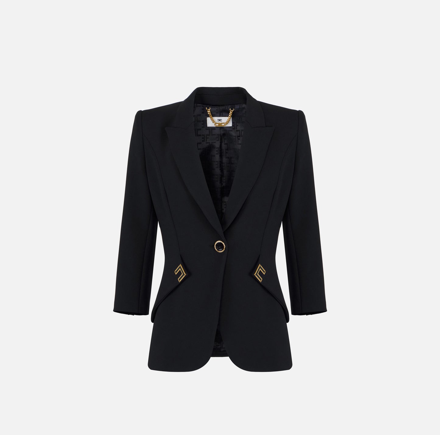 GIACCA IN DOPPIO CREPE ELISABETTA FRANCHI GI21561E2 P/E 26