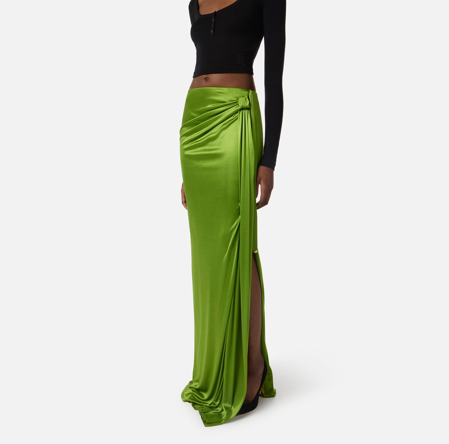 GONNA LUNGA IN JERSEY DI VISCOSA ELISABETTA FRANCHI GO16661E2 P/E 26