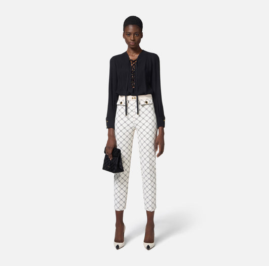 Blusa in georgette  ELISABETTA FRANCHI CA00351E2
