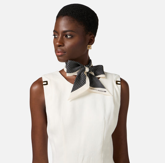 Foulard lungo e sottile in seta ELISABETTA FRANCHI FO07L52E2