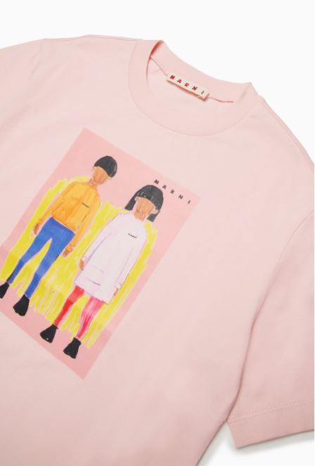 T-SHIRT CON STAMPA MARNI M01671M00HZ P/E 26