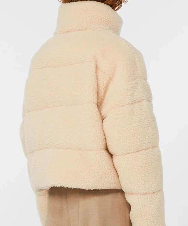 Piumino crop monopetto dalla texture soffice max mara week end 2525486062