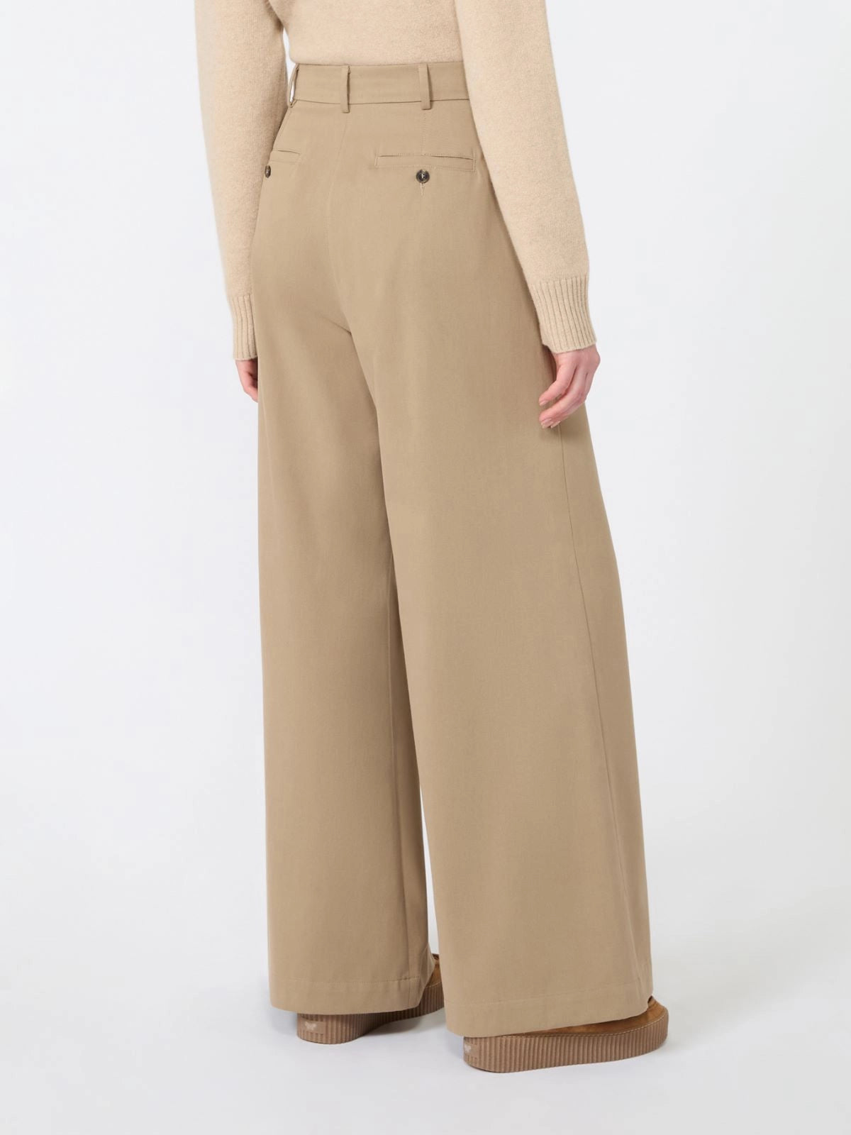 PANTALONE IN DRILL DI PURO COTONE MAX MARA WEEKEND 2625136082WKDEDITTO A/I 27