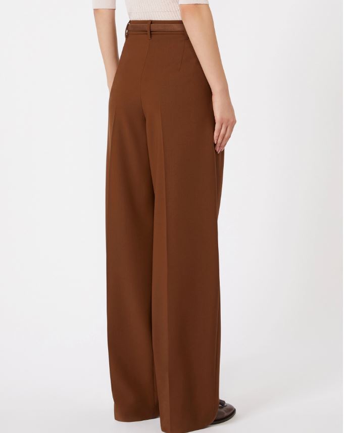 PANTALONE LUNGO XON DOPPIA PINCES MAX MARA 2616131081MSTBACIO P/E 26