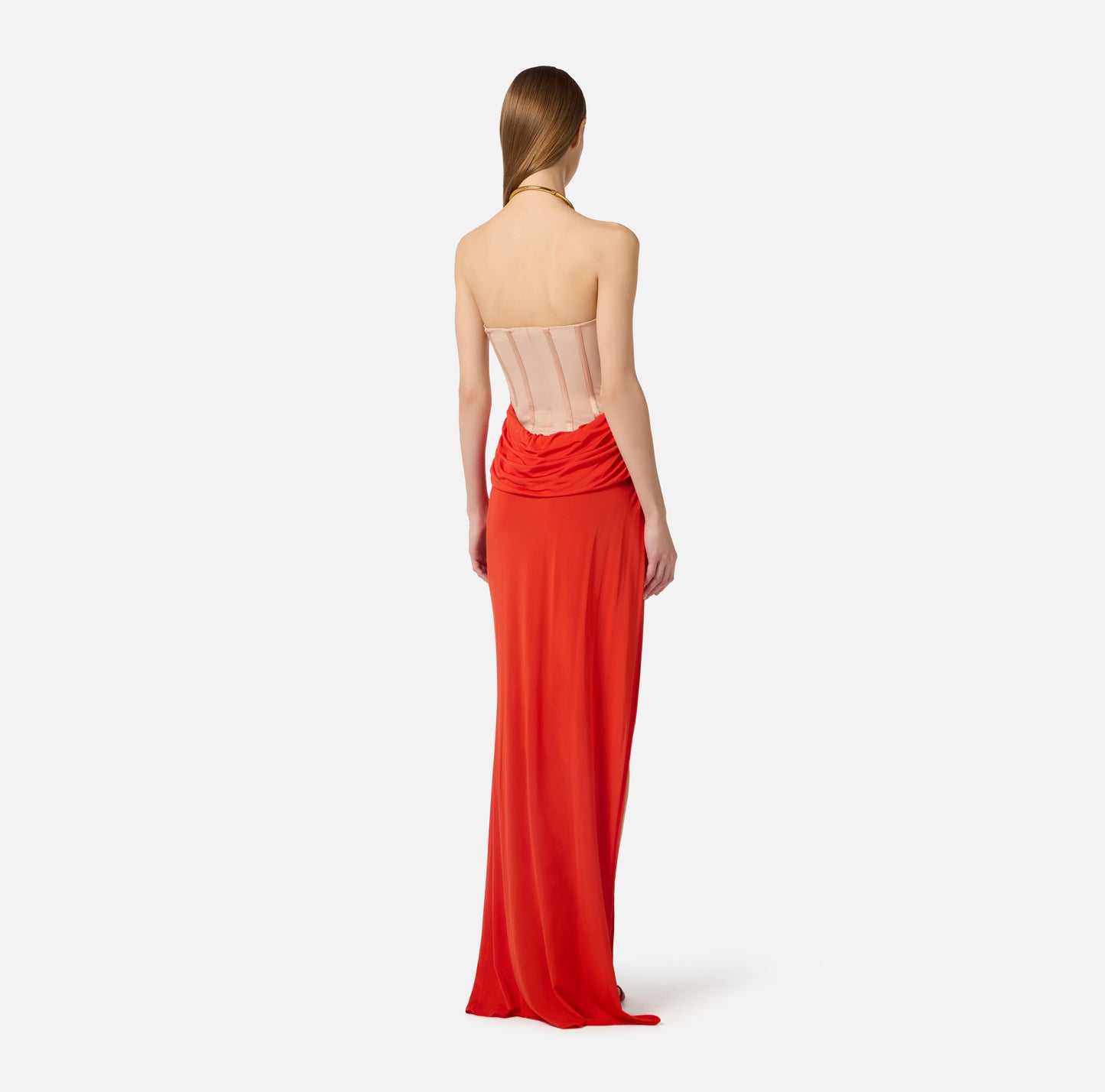 ABITO DA SERA IN JERSEY CREPE ELISABETTA FRANCHI ABR3562E2 P/E 26