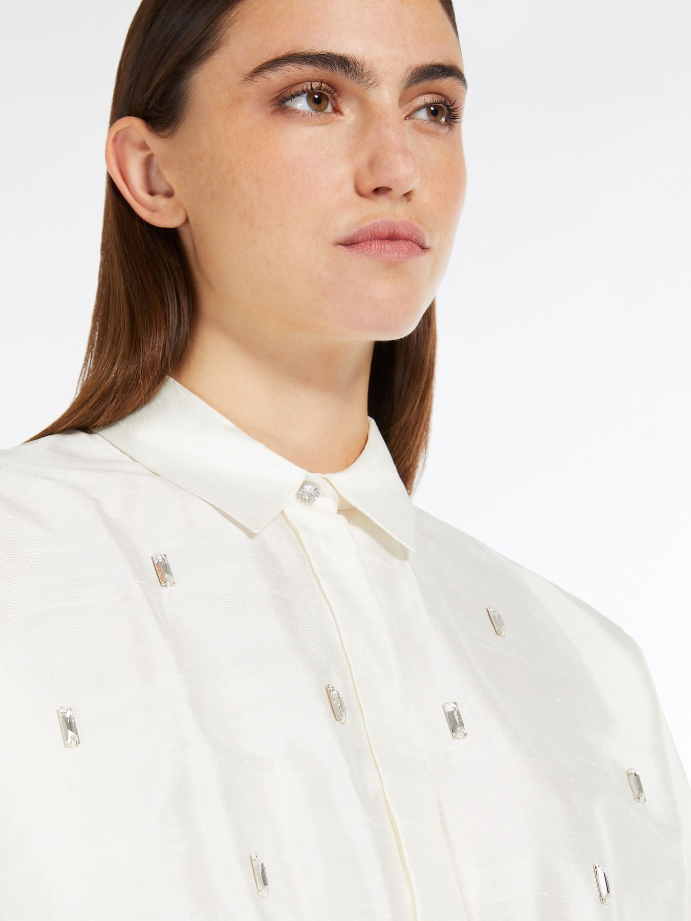 Camicia corta di pura seta MAX MARA 2426116023