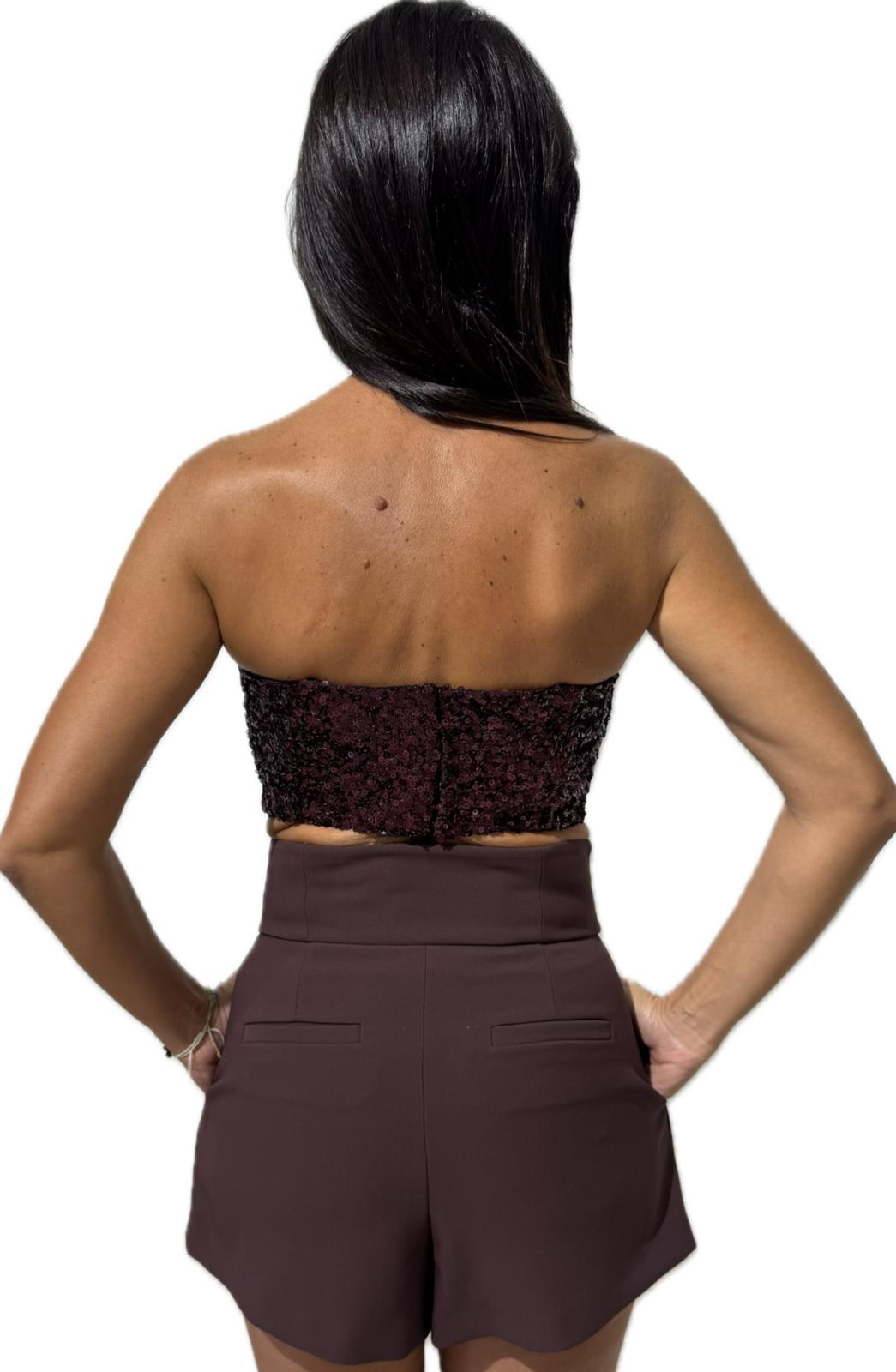 Top a fascia dalla vestibilità aderente TO04757E2 ELISABETTA FRANCHI