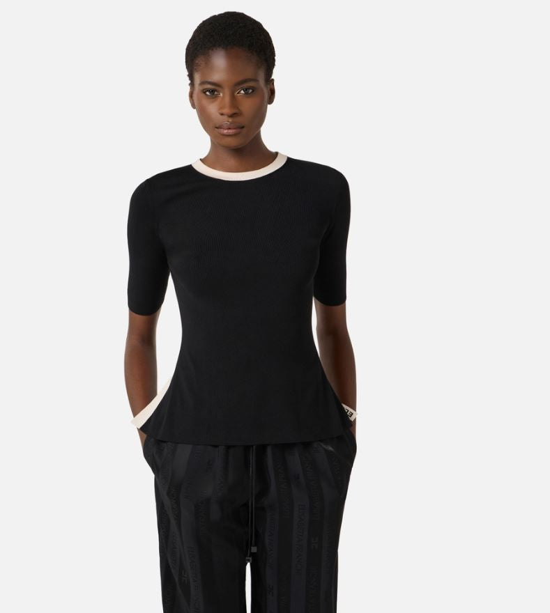 TOP IN MAGLIA MK67S61E2 ELISABETTA FRANCHI P/E 26