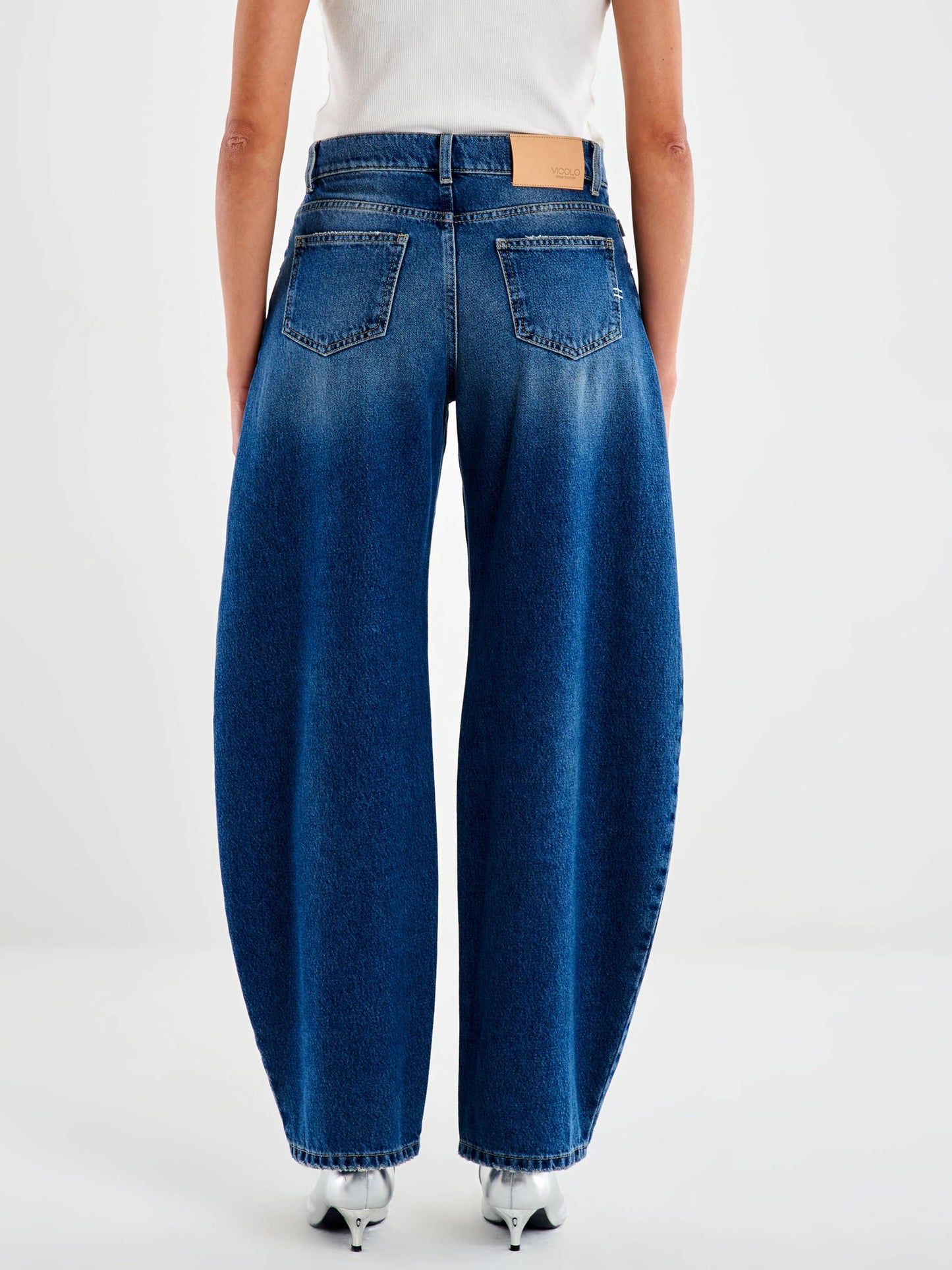 Jeans Denise ampio a vita media Vicolo DF5106