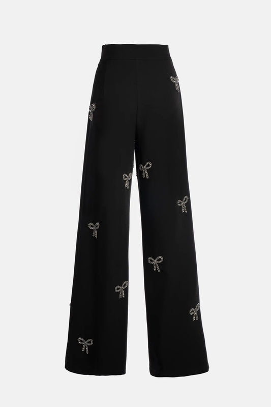 pantalone palazzo in tessuto tecnico TWENTY FOURHAITCH A0057NER