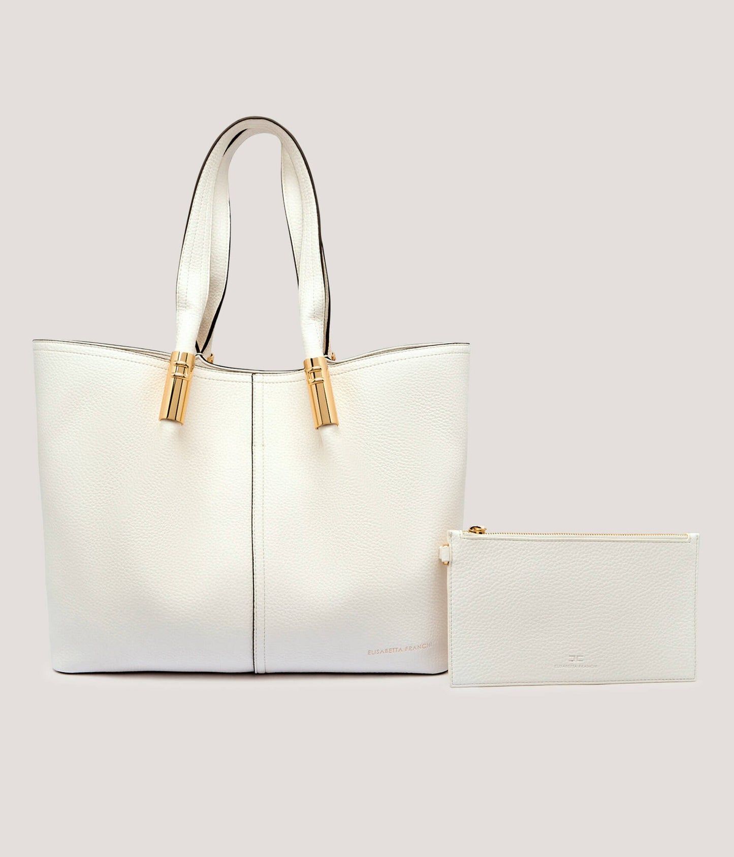 Borsa tote media realizzata in materiale sintetico effetto pelle BS42A56E2 ELISABETTA FRANCHI