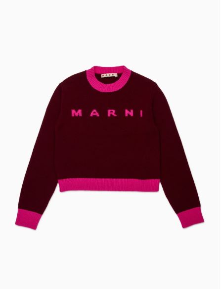Maglione girocollo in misto lana-cashmere MK107AF MARNI