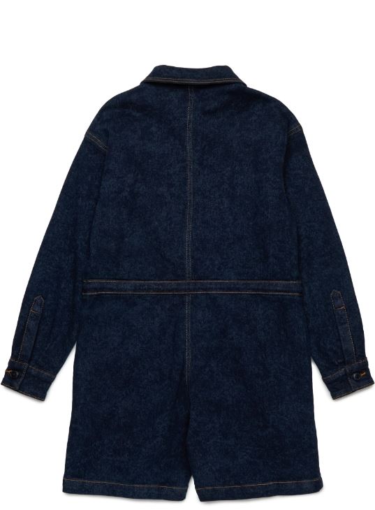 Tuta intera corta in denim marmorizzato M01620-M00VZ-0M01 MARNI