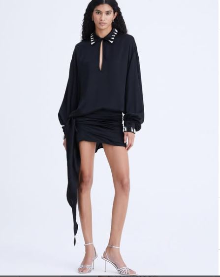 abito in tessuto acetato AMEN AMS25406