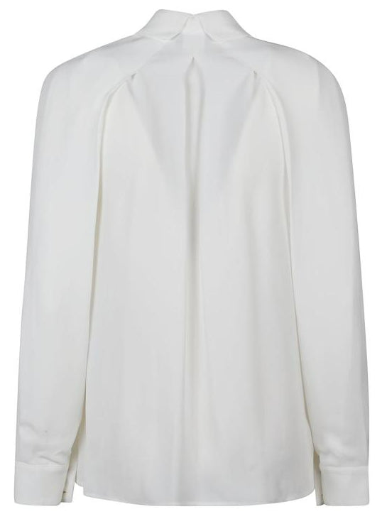 Blusa regular in tessuto georgette di viscosa ELISABETTA FRANCHI CA04951E2