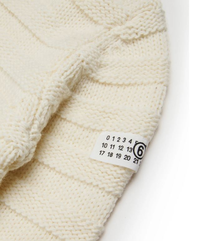 Pullover girocollo a maniche lunghe M60880MM06PM6101 MAISON MARGIELA