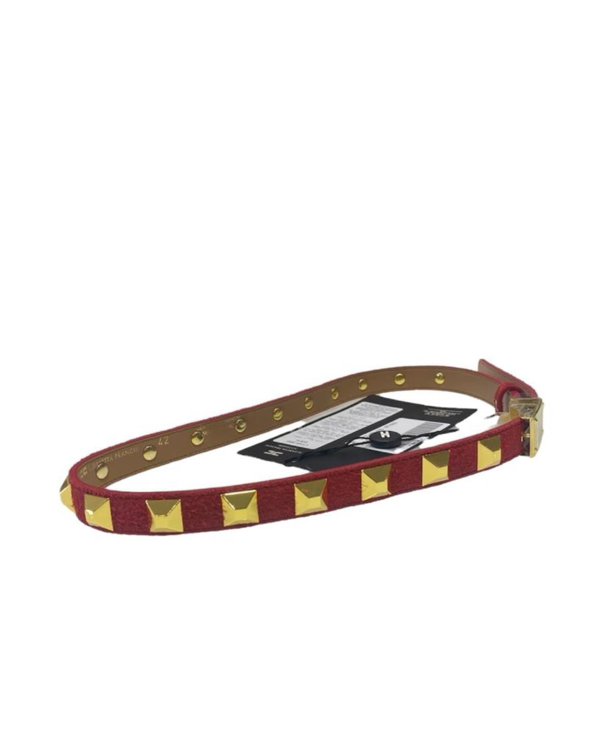 Cintura camoscio e borchie oro ELISABETTA FRANCHI CT12S26E2