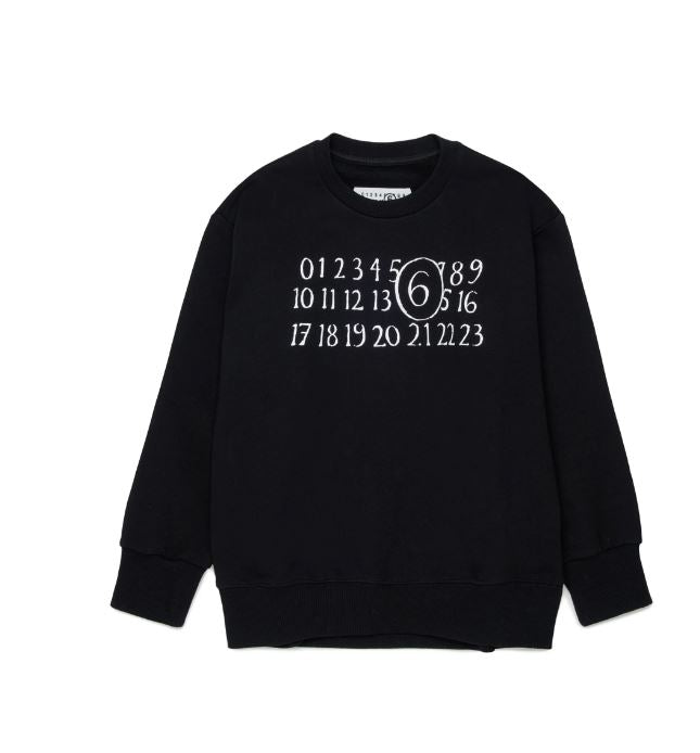 FELPA GIROCOLLO CON LOGO MAISON MARGIELA M61009 P/E 26