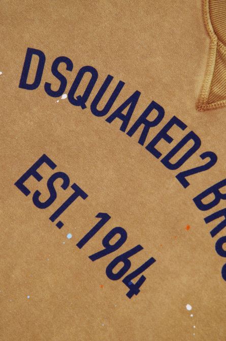 FELPA GIROCOLLO CON LOGO DSQUARED2 DQ3189 P/E 26
