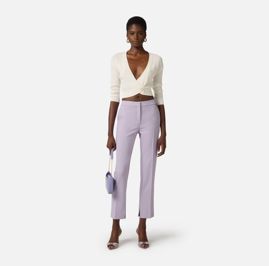 PANTALONI IN CREPE LEGGERO ELISABETTA FRANCHI PA16661E2 P/E 26