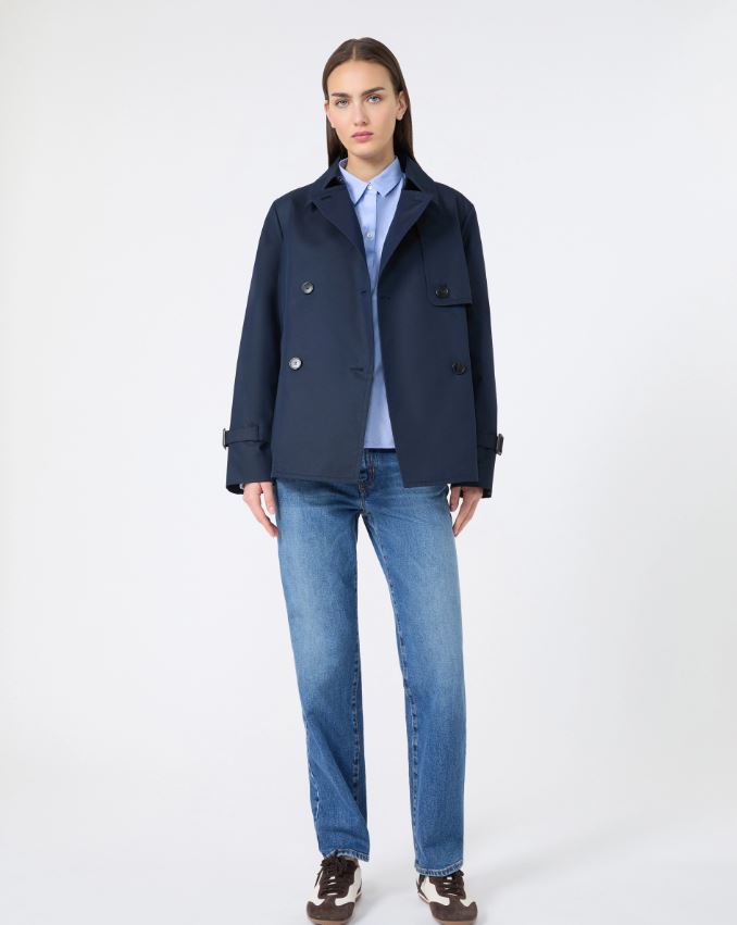 TRENCH CORTO DOPPIOPETTO  MAX MARA WEEKEND 2615021051WKDBIGLIA P/E 26