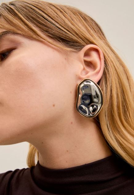 Orecchini a lobo in metallo NALI PUOR0027