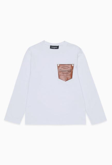 T-SHIRT A MANICHE LUNGHE DSQUARED2 DQ3174 P/E 26