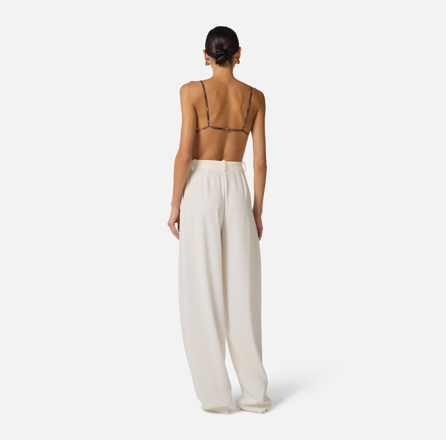 PANTALONE IN CREPE LEGGERO ELISABETTA FRANCHI  PA17861E2 P/E 26