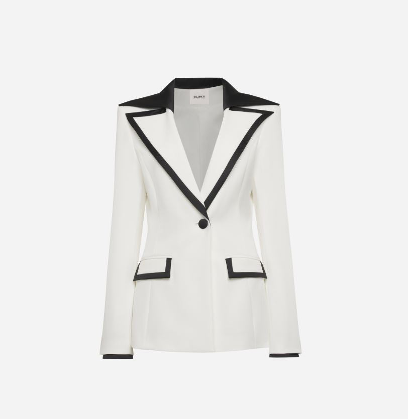 BLAZER MONOPETTO IN TESSUTO TECNICO SILENZE GI5334 P/E 26