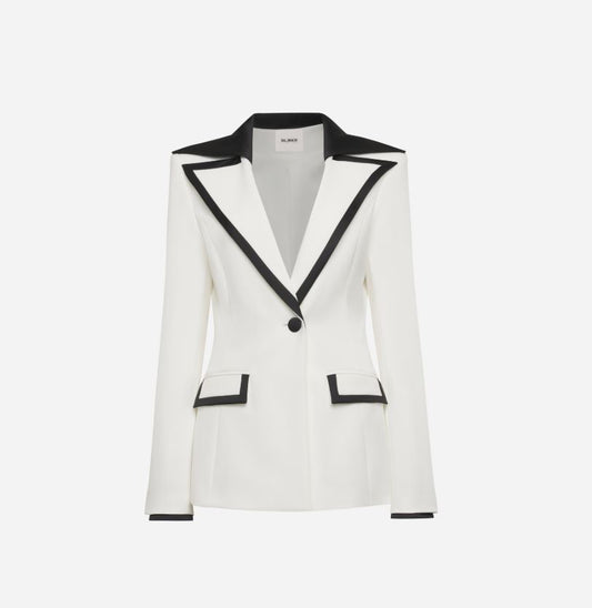 BLAZER MONOPETTO IN TESSUTO TECNICO SILENZE GI5334 P/E 26
