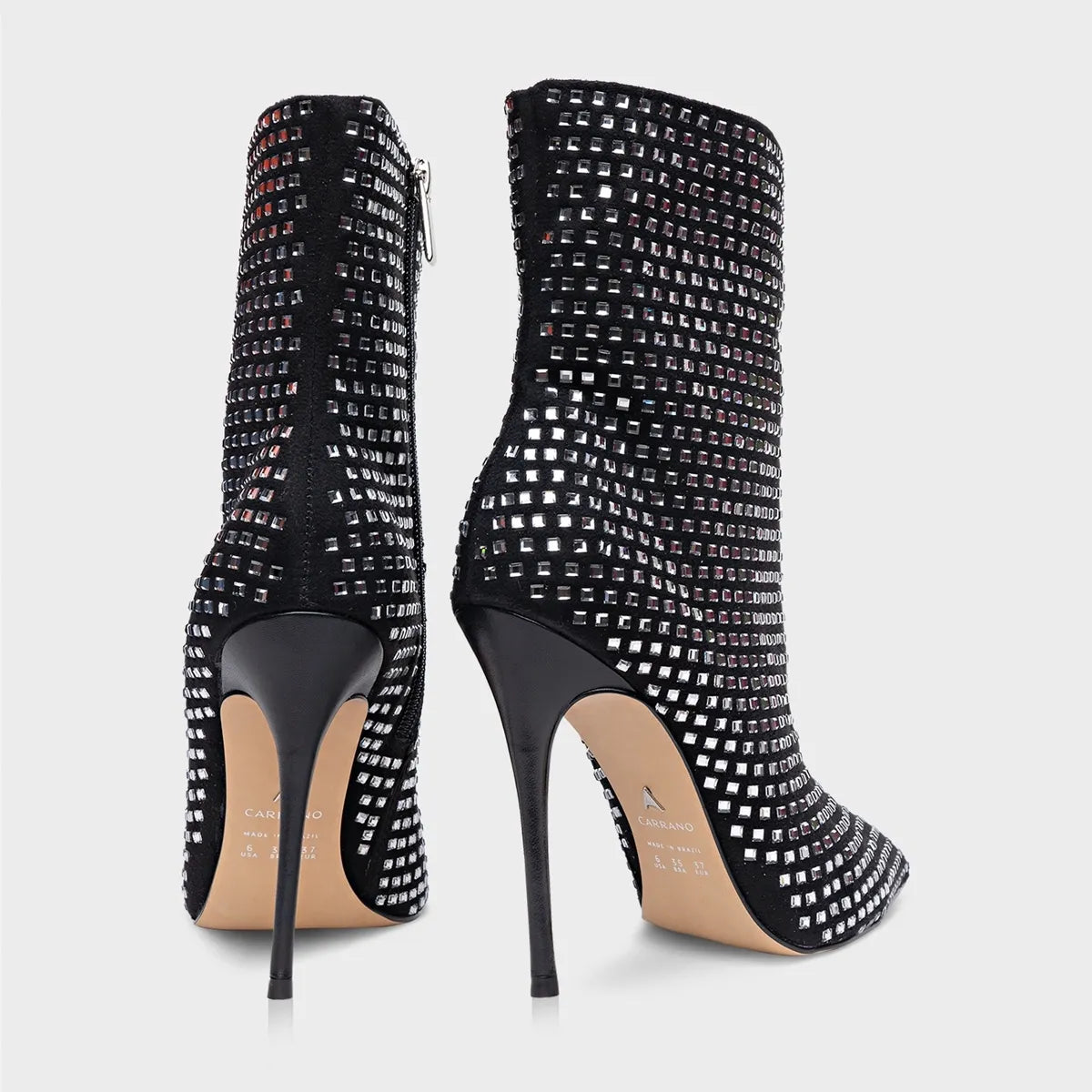 Tronchetto in maglia con decorazioni in cristallo 404086 CARRANO