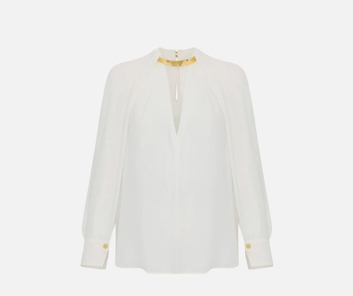 CAMICIA IN GEORGETTE CA12961E2 ELISABETTA FRANCHI P/E 26