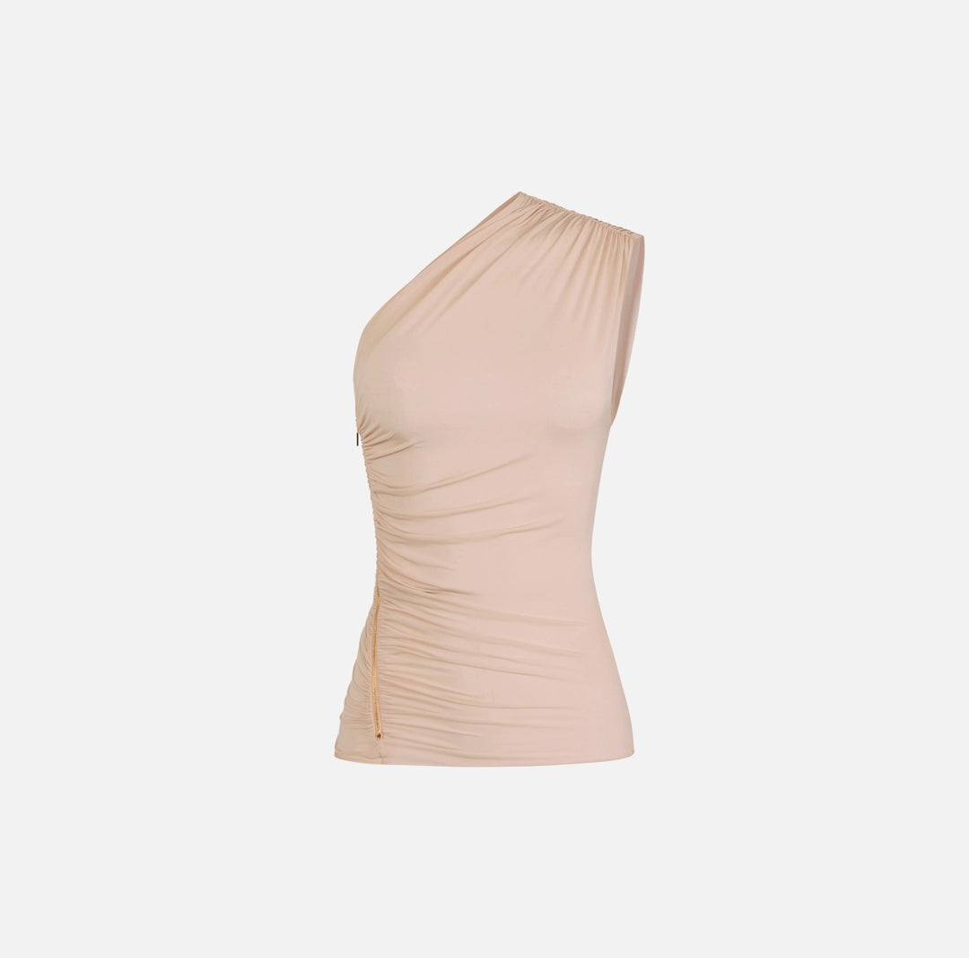 TOP IN TESSUTO MORBIDO ED ELASTICIZZATO ELISABETTA FRANCHI CN00962E2 P/E 26