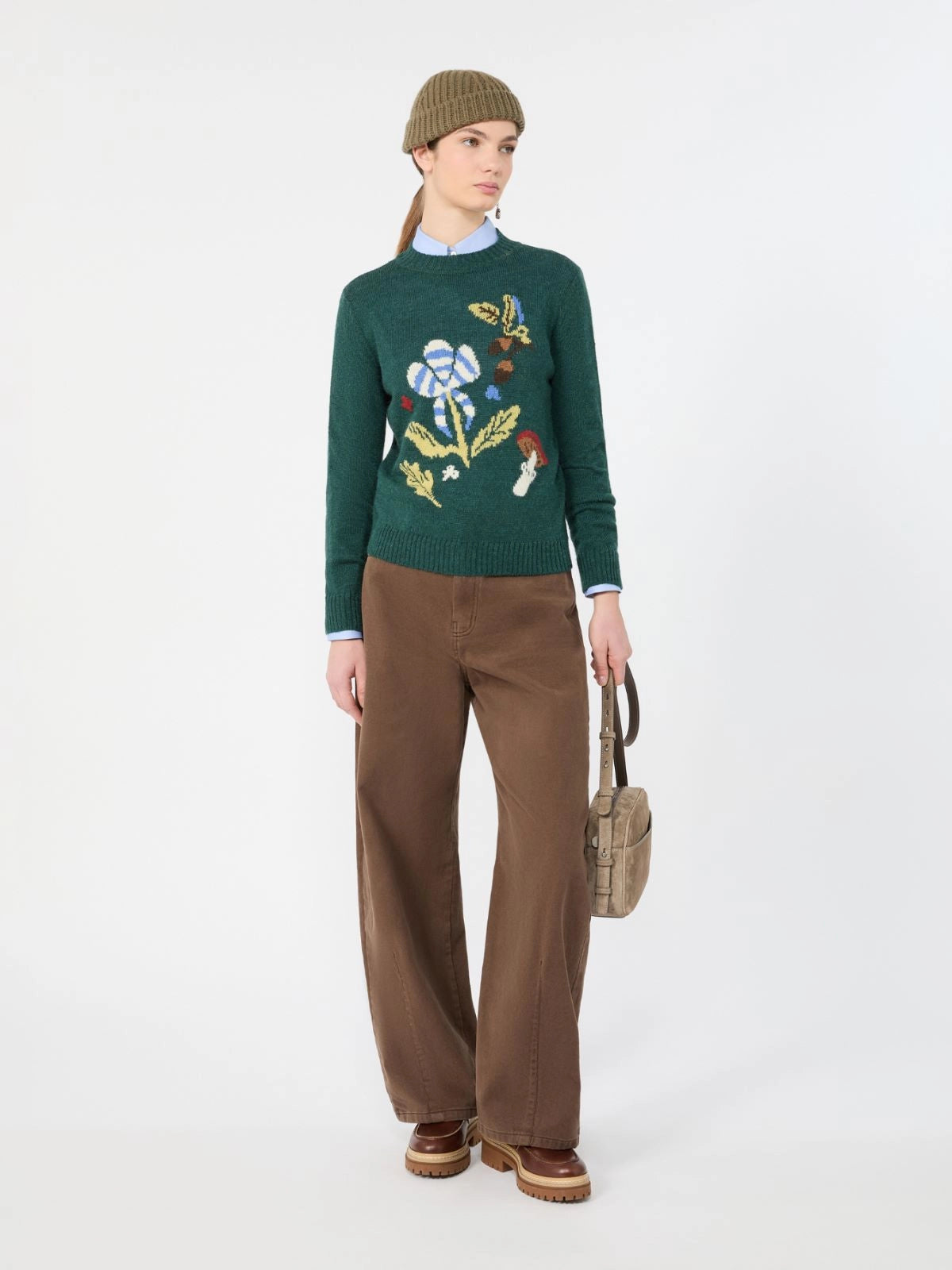 MAX MARA WEEKEND PANTALONE DI DRILL DI PURO COTONE 2625136072WKDORDINE A/I 27