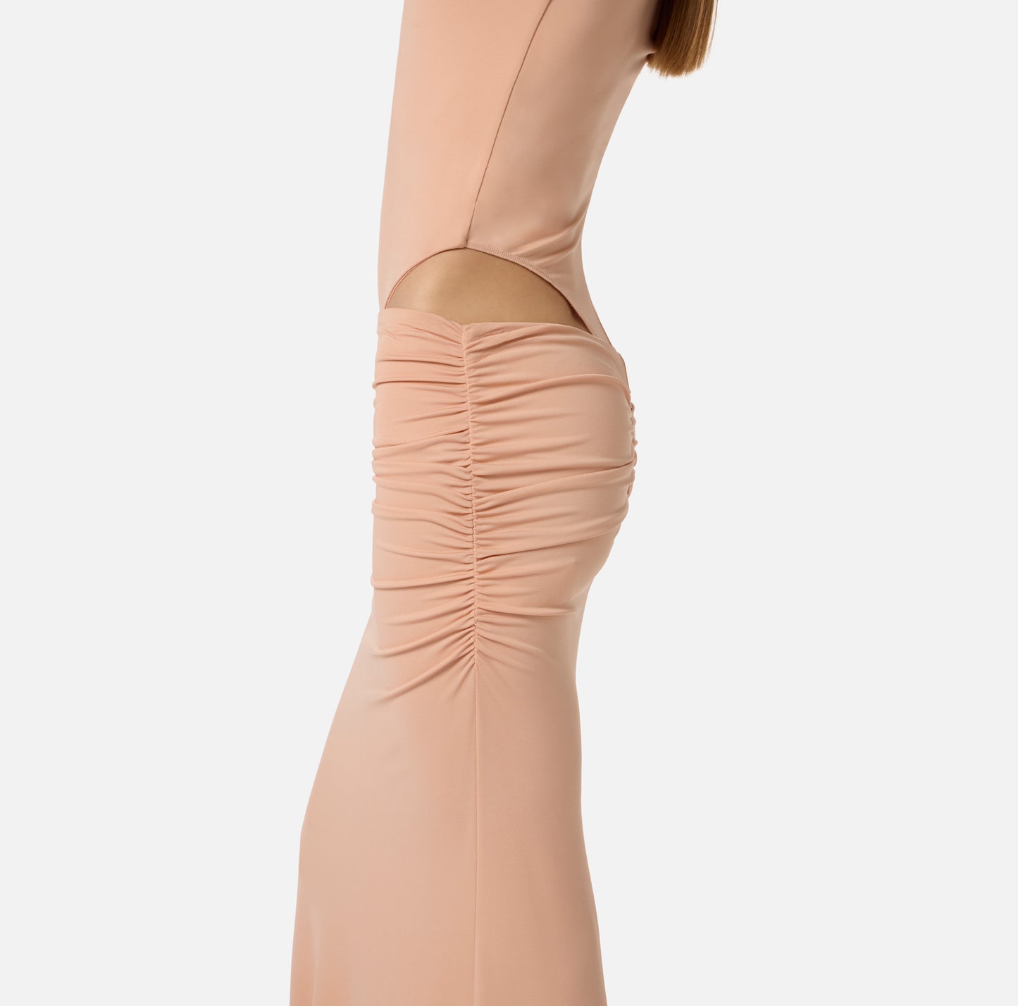 GONNA LUNGA IN JERSEY CREPE ELISABETTA FRANCHI GO16263E2 P/E 26