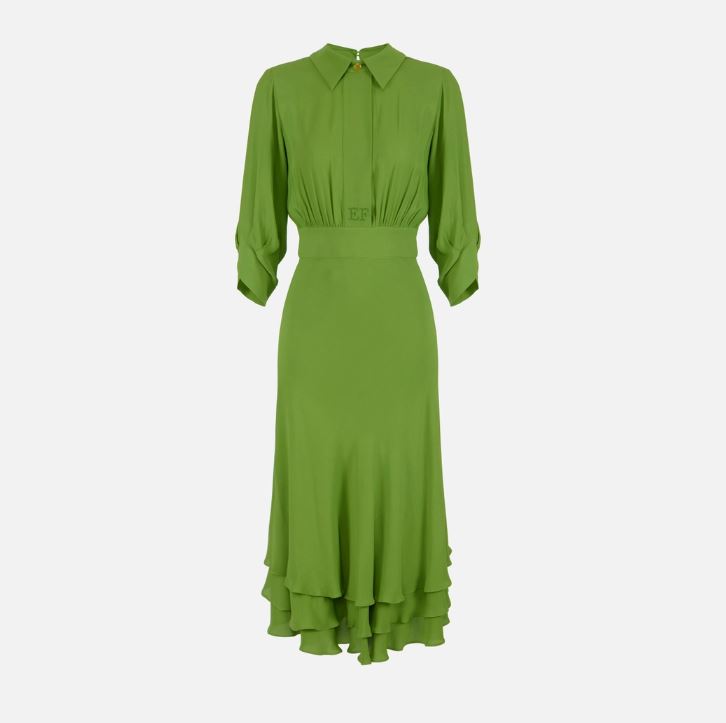 ABITO LUNGO IN GEORGETTE AB92361E2 ELISABETTA FRANCHI P/E 26