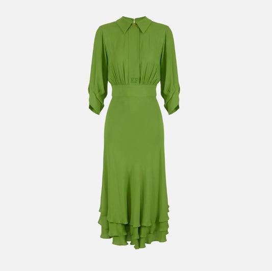 ABITO LUNGO IN GEORGETTE AB92361E2 ELISABETTA FRANCHI P/E 26