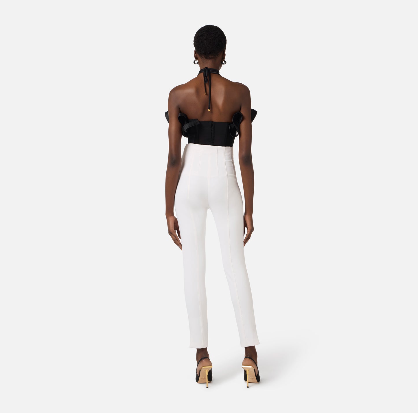 TOP A FASCIA REALIZZATO IN RASO LISABETTA FRANCHI TO03962E2 P/E 26