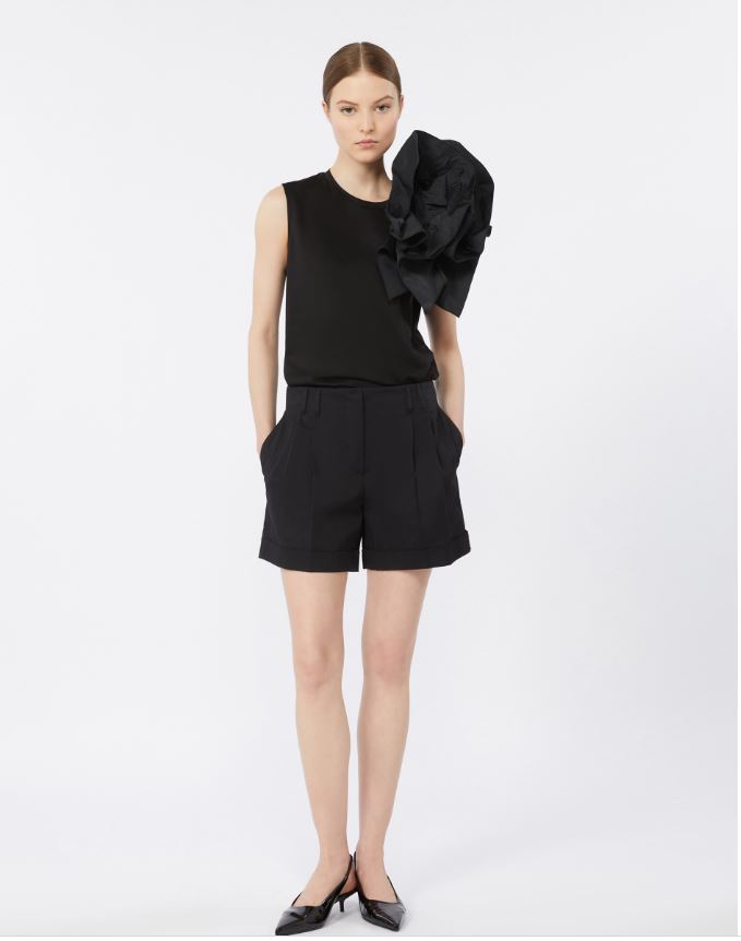 T-SHIRT COUTURE SMANICATA MAX MARA 2616941024MSETAGLIO P/E 26