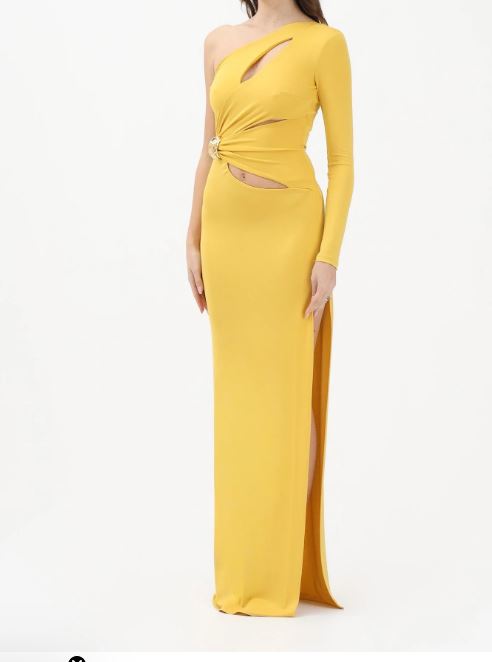 ABITO DA SERA IN JERSEY CREPE ELIBETTA FRANCHI ABR2561E2 P/E 26