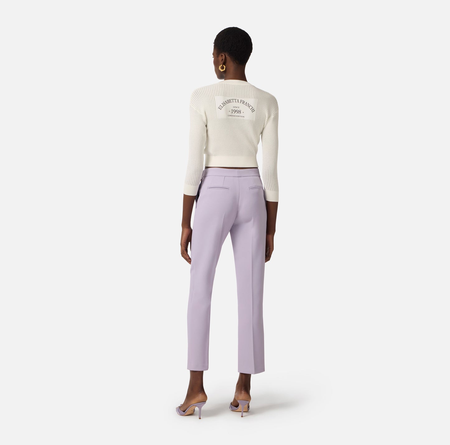 PANTALONI IN CREPE LEGGERO ELISABETTA FRANCHI PA16661E2 P/E 26