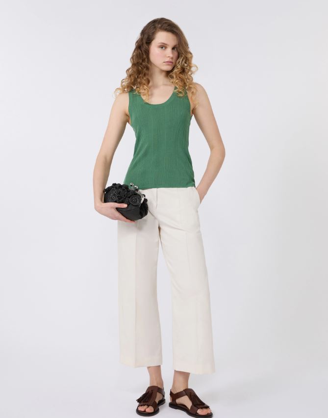 PANTALONE DAL TAGLIO CROPPED MAX MARA WEEKEND V2615131052WKDZIRCONE P/E 26