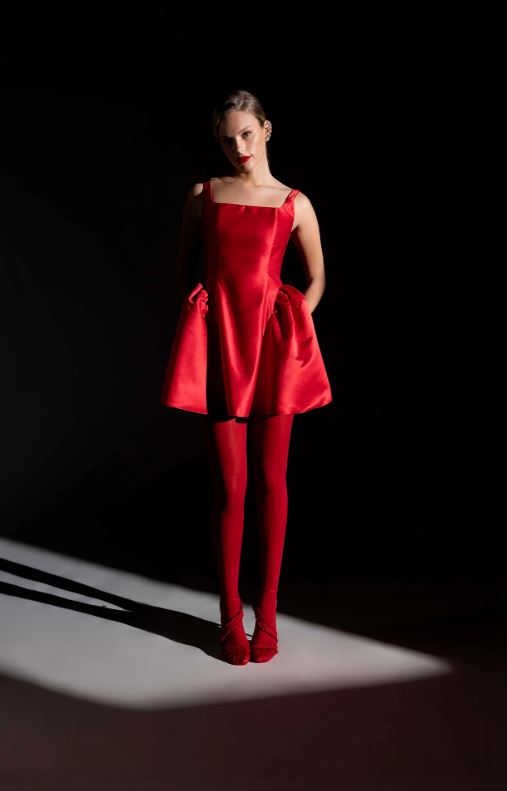 ABITO IN DUCHESSE CORTO VALERIA MAZZA 563