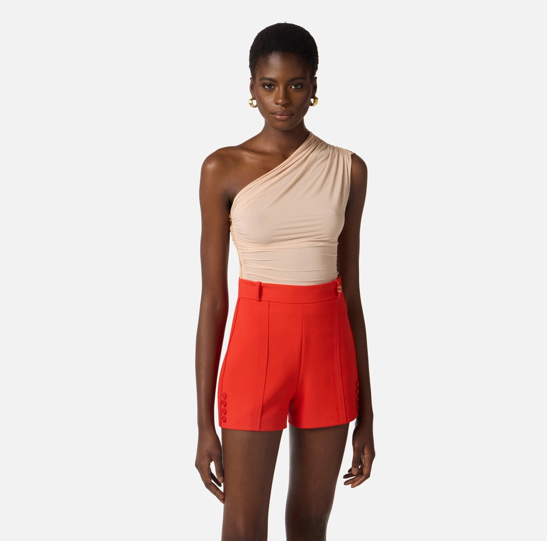 TOP IN TESSUTO MORBIDO ED ELASTICIZZATO ELISABETTA FRANCHI CN00962E2 P/E 26